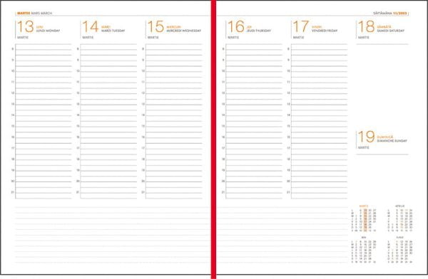AGENDA A4 SAPTAMANALA VERDE 2025 LUX EGO – poza 3