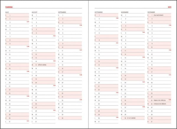 AGENDA A5 ZILNICA ALBASTRA 2025 BASIC EGO – poza 5