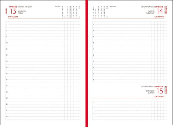 AGENDA A5 ZILNICA BORDEAUX 2025 BASIC EGO – poza 3