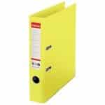 BIBLIORAFT CARTON RECICLAT 5CM GALBEN NR1 POWER FSC ESSELTE – poza 1