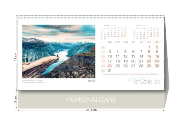 CALENDAR BIROU PEISAJE 13 FILE 213*110 MM ARTA EGO – poza 2