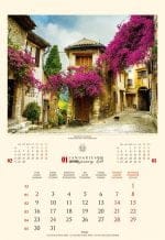 CALENDAR PERETE STRAZI 13 FILE 330*480MM EGO – poza 2