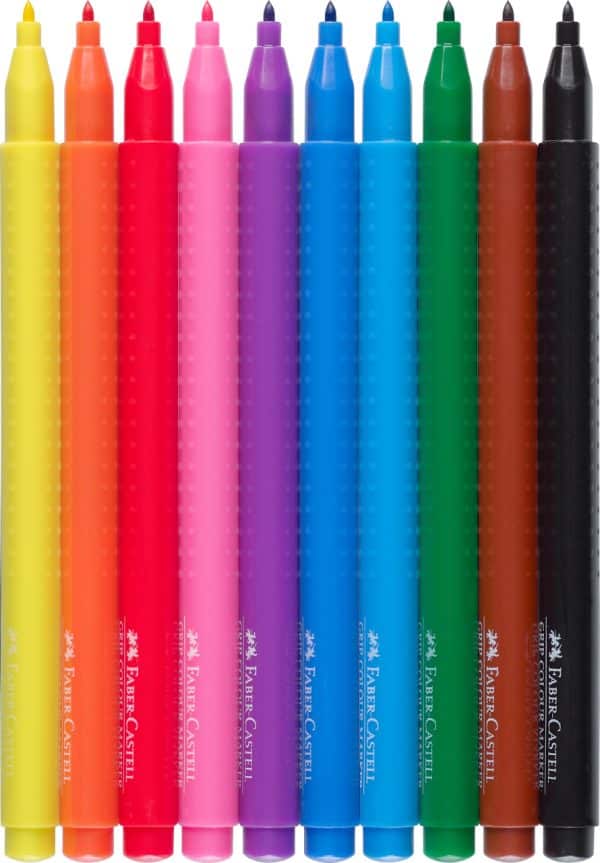 CARIOCA 10 CULORI GRIP FABER-CASTELL – poza 3