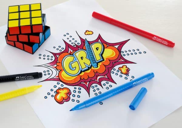 CARIOCA 20 CULORI GRIP FABER-CASTELL – poza 2