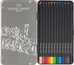 CREIOANE COLORATE 12 CULORI BLACK EDITION CUTIE METAL FABER-CASTELL – poza 4