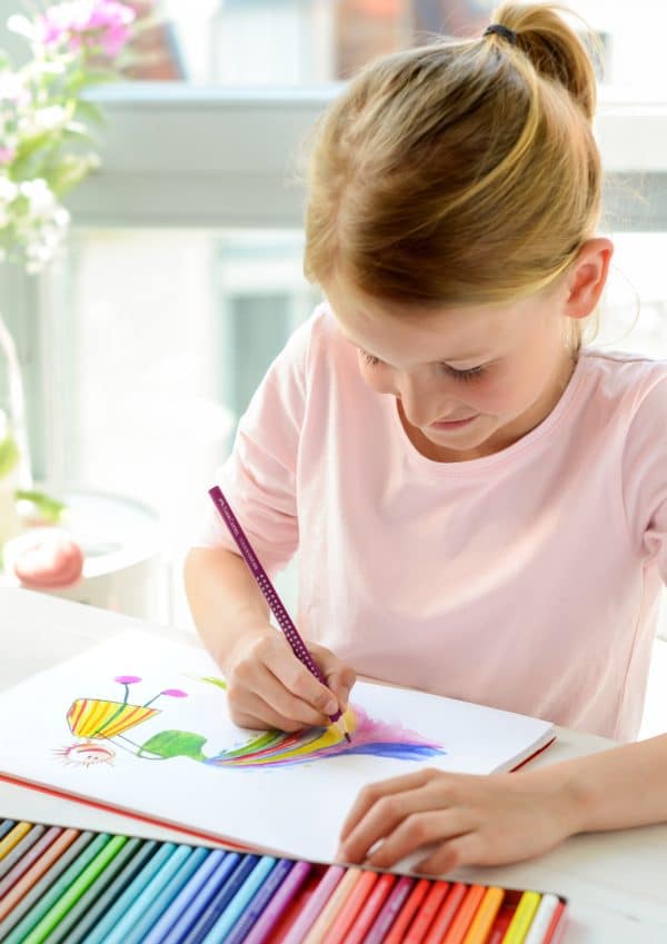 CREIOANE COLORATE 12 CULORI CUTIE METAL GRIP 2001 FABER-CASTELL – poza 2