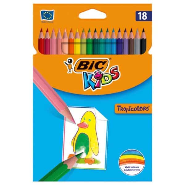 CREIOANE COLORATE 18 CULORI TROPICOLORS BIC – poza 1