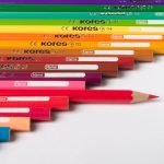 CREIOANE COLORATE 6 CULORI TRIUNGHIULARE KORES – poza 2