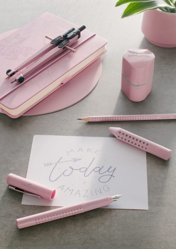 CREION GRAFIT HB CU GUMA GRIP 2001 ROSE 2022 FABER-CASTELL – poza 2