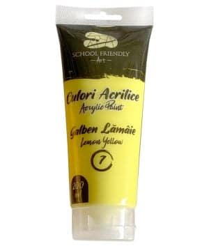 CULORI ACRILICE 200ML GALBEN LAMAIE PREMIUM SF ART PIGNA – poza 1