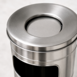 Scrumiera exterioara tip turn din inox Ø22 cm – poza 2