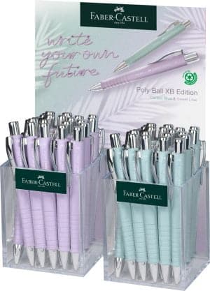 DISPLAY 24 BUC PIX CU MECANISM SI GRIP POLY BALL XB 2023 FABER-CASTELL – poza 1