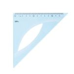 ECHER 12CM 45GRADE ALBASTRU TRANSPARENT DELI – poza 1