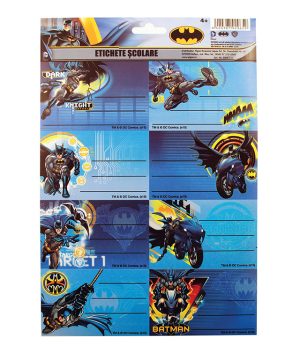 ETICHETE SCOLARE 40/SET BATMAN PIGNA – poza 1