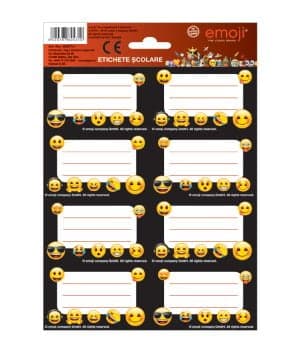 ETICHETE SCOLARE 40/SET EMOJI PIGNA – poza 1