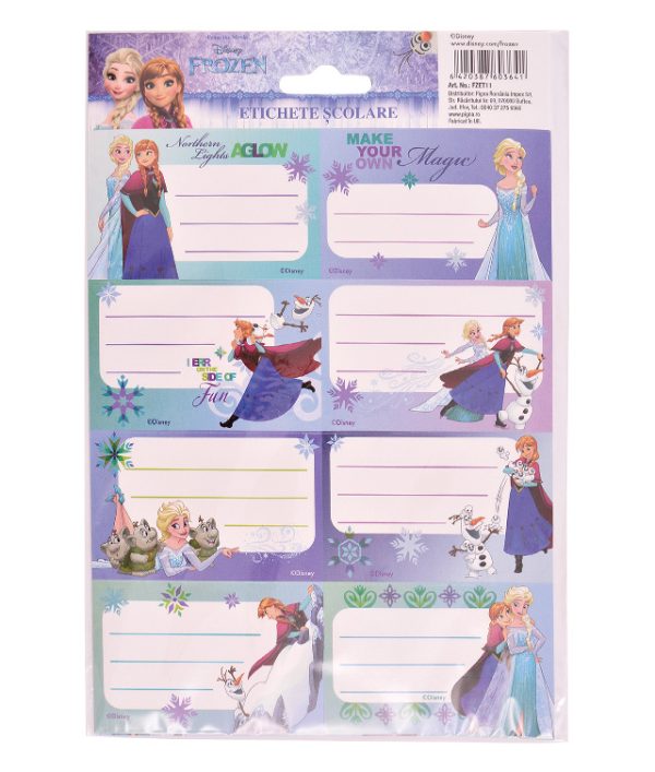 ETICHETE SCOLARE 40/SET FROZEN PIGNA – poza 1
