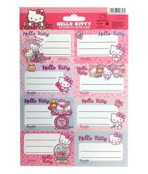 ETICHETE SCOLARE 40/SET HELLO KITTY PIGNA – poza 1