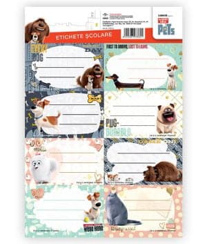 ETICHETE SCOLARE 40/SET PETS PIGNA – poza 1