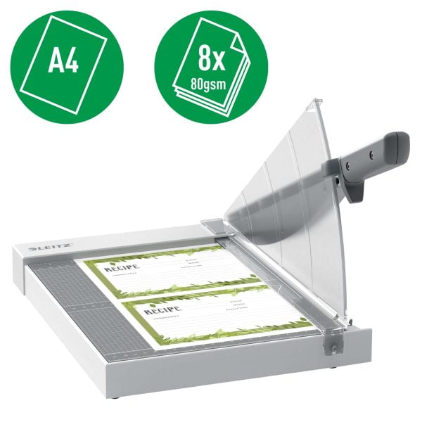 GHILOTINA CU PARGHIE HOME PRECISION A4 262MM 10COLI LEITZ – poza 3