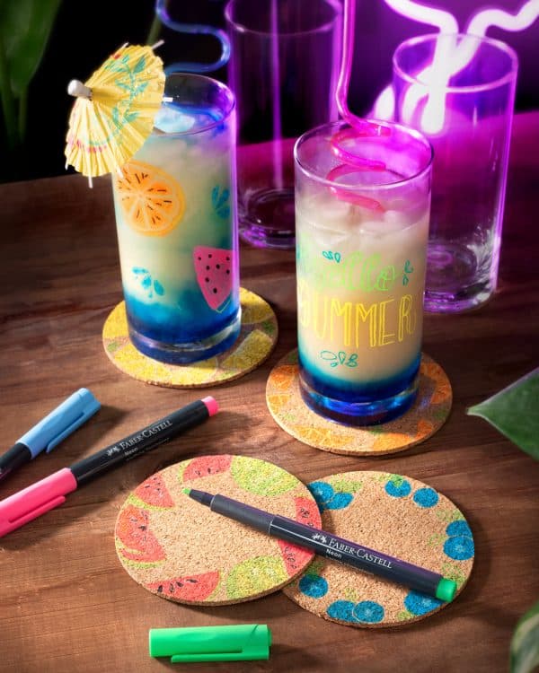 MARKER CREATIV ROZ NEON FABER-CASTELL – poza 5