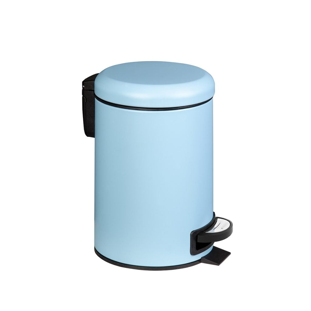 Cos de gunoi cu pedala Elite colorat 3 litri - Bleu – poza 1