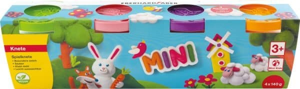 PLASTILINA MODELAJ 4CULORI SPECIALE X 140G EBERHARD FABER – poza 1