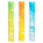 RIGLA 20CM MULTICOLORA FLEXIBILA DELI – poza 1