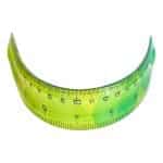 RIGLA 20CM MULTICOLORA FLEXIBILA DELI – poza 2