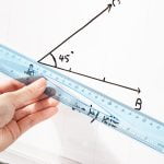 RIGLA 30CM ALBASTRA TRANSPARENTA DELI – poza 4