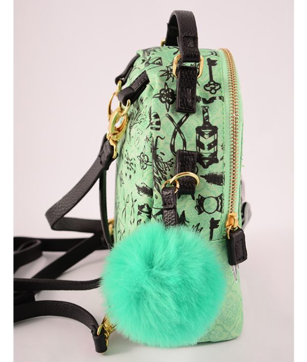 RUCSAC MINI LILLY AND LOCKS VERDE PIGNA – poza 3