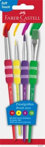 SET 4 PENSULE SOFT TOUCH FABER-CASTELL – poza 1