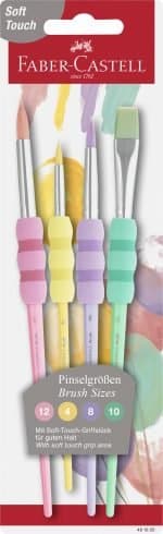 SET 4 PENSULE SOFT TOUCH PASTEL FABER-CASTELL – poza 1