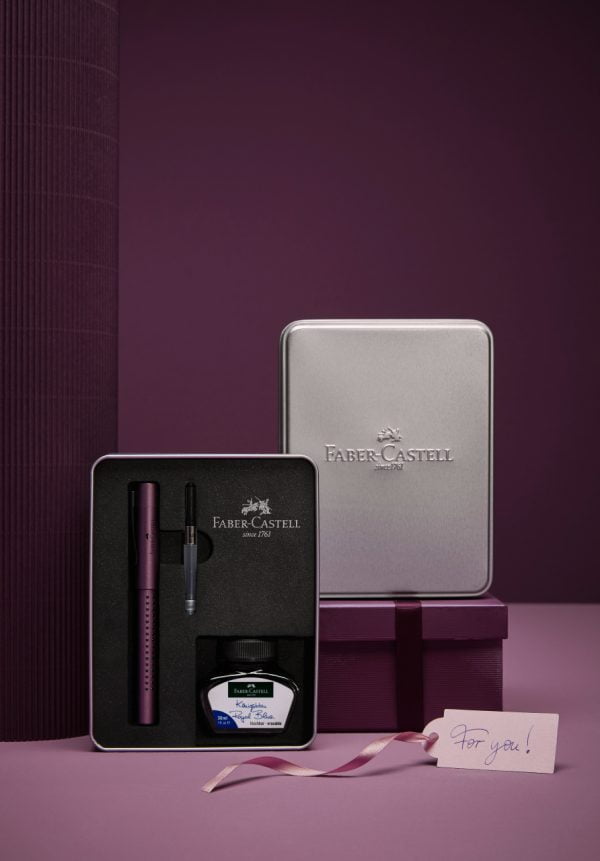SET CADOU STILOU + CERNEALA + CONVERTOR GRIP 2011 BERRY FABER-CASTELL – poza 2