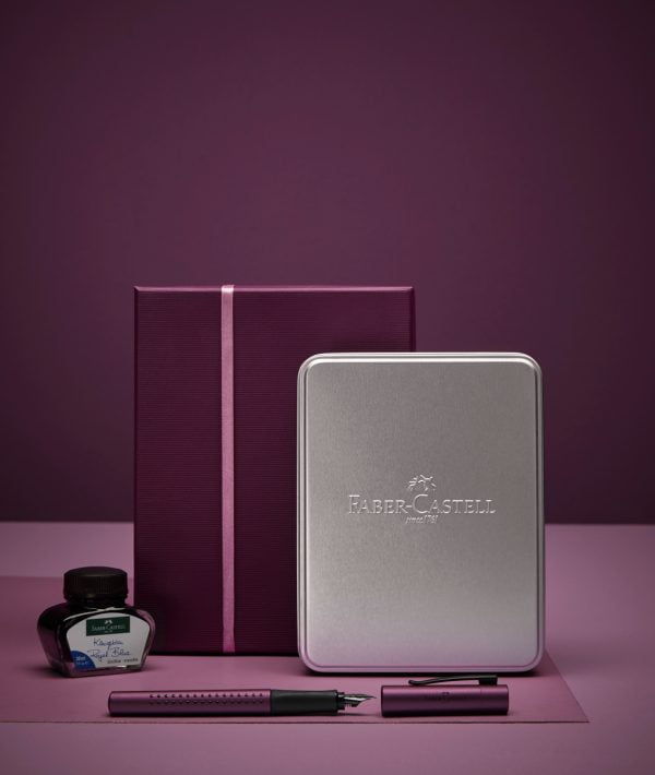SET CADOU STILOU + CERNEALA + CONVERTOR GRIP 2011 BERRY FABER-CASTELL – poza 3