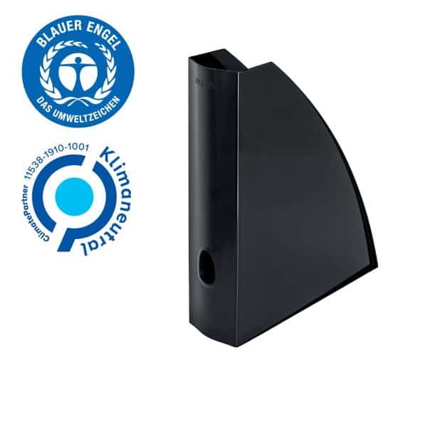 SUPORT DOCUMENTE PLASTIC NEGRU RECYCLE LEITZ – poza 3