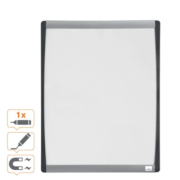 TABLA MAGNETICA 35*28 CM + ACCESORII ALBA RAMA GRI NOBO – poza 4