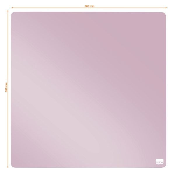 TABLA MAGNETICA PLASTIC 36*36 CM LILA NOBO – poza 3