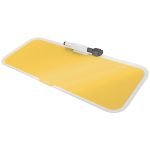 TABLA STICLA CU TREPIED PENTRU BIROU GALBEN CHIHLIMBAR COSY LEITZ – poza 1