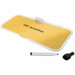 TABLA STICLA CU TREPIED PENTRU BIROU GALBEN CHIHLIMBAR COSY LEITZ – poza 3