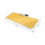TABLA STICLA CU TREPIED PENTRU BIROU GALBEN CHIHLIMBAR COSY LEITZ – poza 4