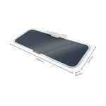 TABLA STICLA CU TREPIED PENTRU BIROU GRI ANTRACIT COSY LEITZ – poza 4