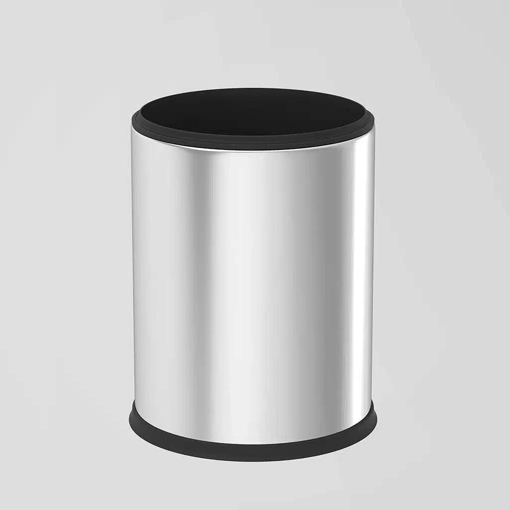 Cos de gunoi din inox fara capac 16 litri – poza 1