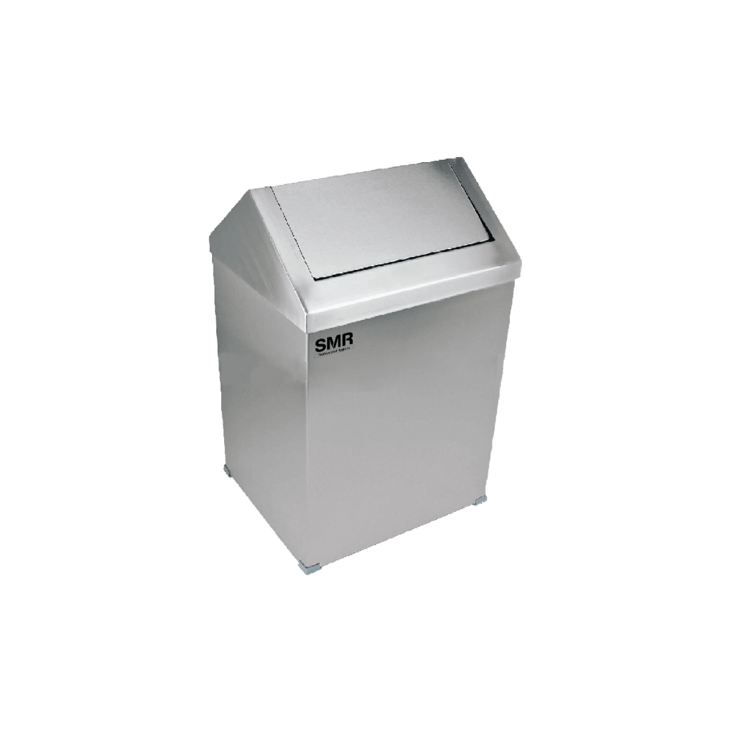 Cos de gunoi din inox cu capac batant 11 L – poza 1
