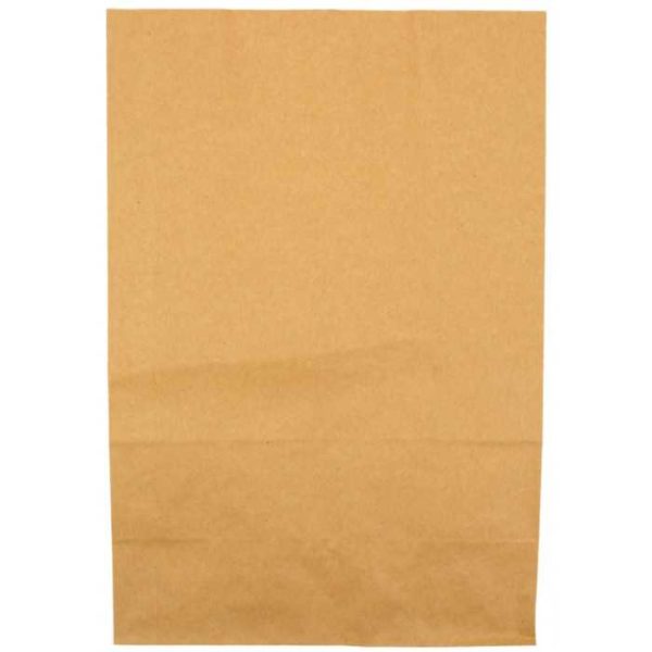 Sacose hartie,netiparite, kraft natur, fara maner, 220 x 120 x 320 mm – poza 1