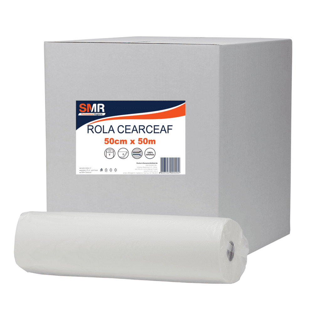 Rola cearceaf hartie 2 straturi 50m x 50 cm ( 700gr.) – poza 1