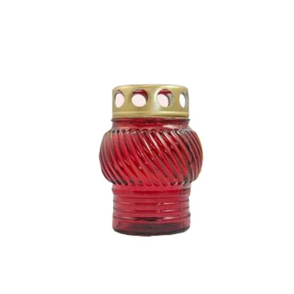 Candele din sticla rosie S1 – poza 1