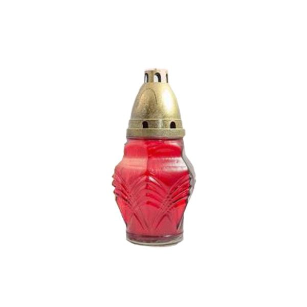 Candele din sticla rosie S2 – poza 1