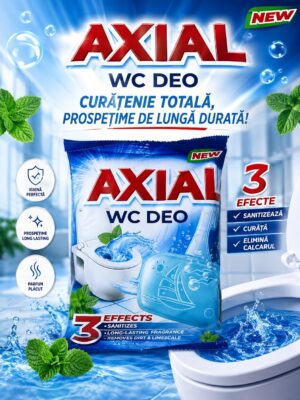 Odorizant WC cu suport Axial 40 g – poza 1
