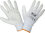 Manusi poliuretan tricotate marime 10/M Alb – poza 1