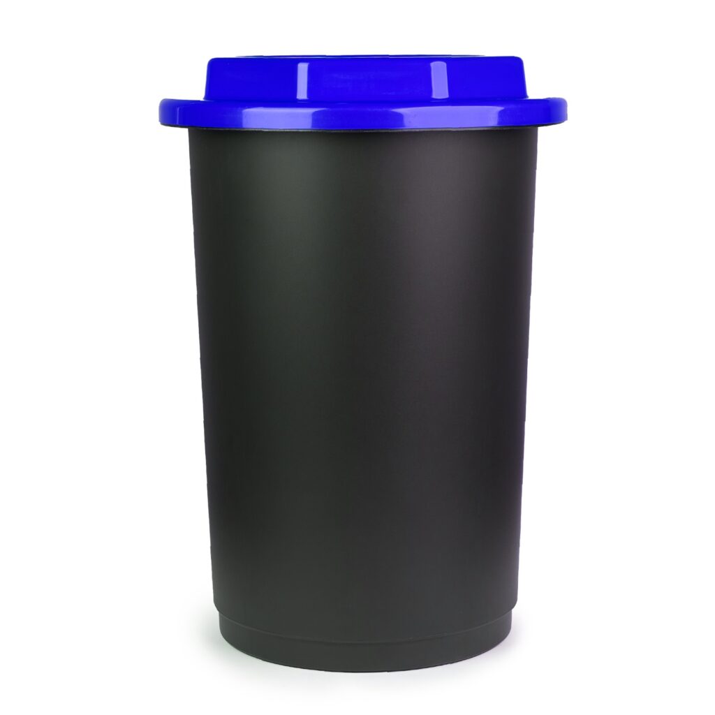 Cos gunoi colectare selectiva 50L Albastru – poza 1